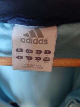 Chaqueta Adidas Real Madrid Azul y Blanca