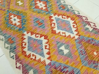 Tappeto Kilim afgano 210x90 cm lana