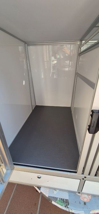 Jaula/Trasportín doble transporte perros aluminio