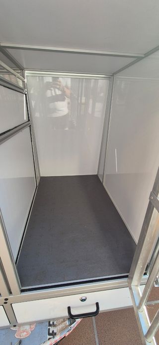 Jaula/Trasportín doble transporte perros aluminio