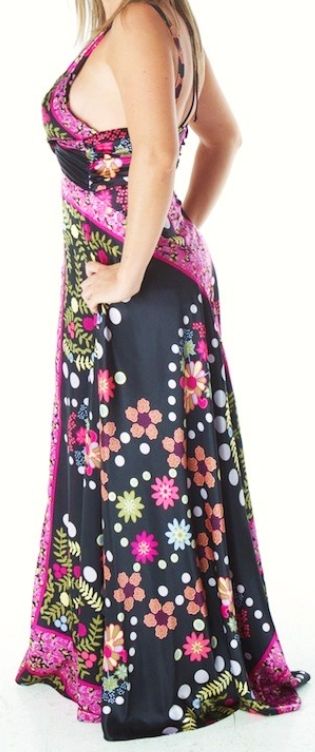 Vestido largo de fiesta, de Barbarella