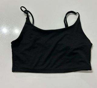 Top Negro Tirantes Finos