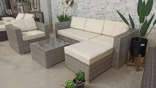 Sofa Chaise Longue + Sillon + Mesa. Muebles de Jar