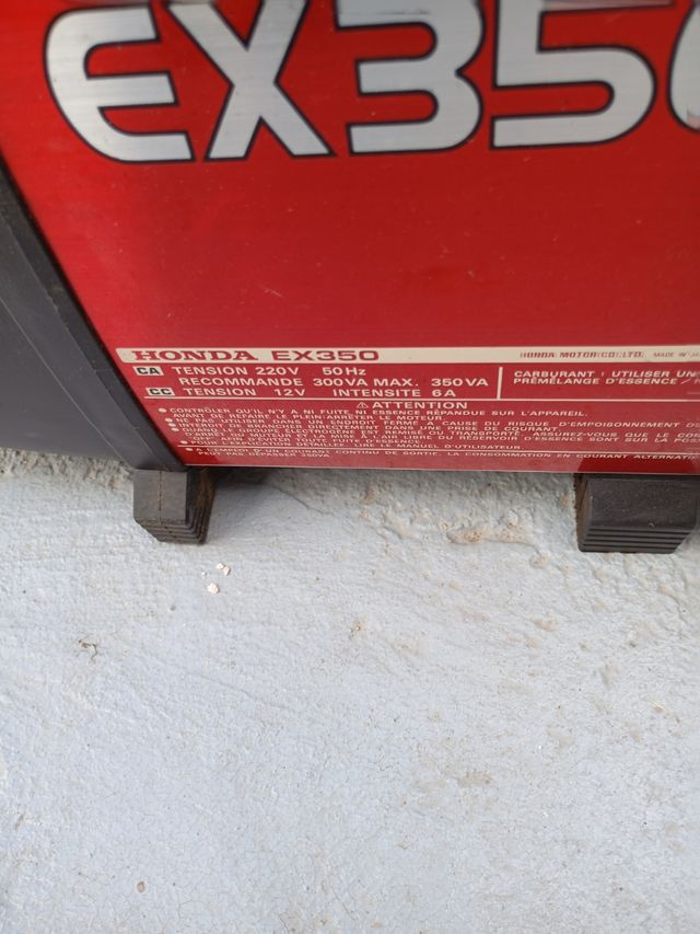 Generador Honda EX350