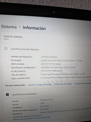 Portátil Lenovo IdeaPad3 Negro