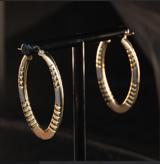 Aros Ovalados Dorados