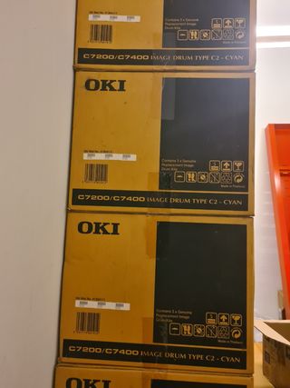 Tóner OKI C7200/C7400 Cian y Magenta