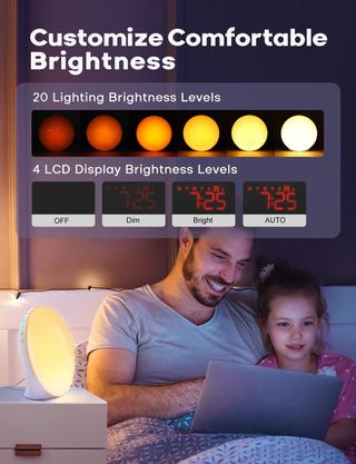 Sveglia Luce con Simulazione alba tramonto radio