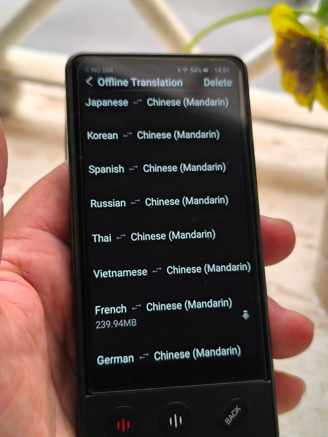 Traductor Doble Pantalla Iflytek AIT-P10 negro