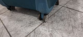 Maleta grande color azul verdoso