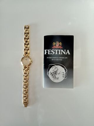 Reloj Festina Dorado Mujer