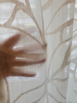 Cortinas Beige y Blancas