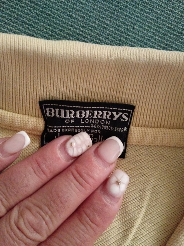 Polo Burberry Amarillo