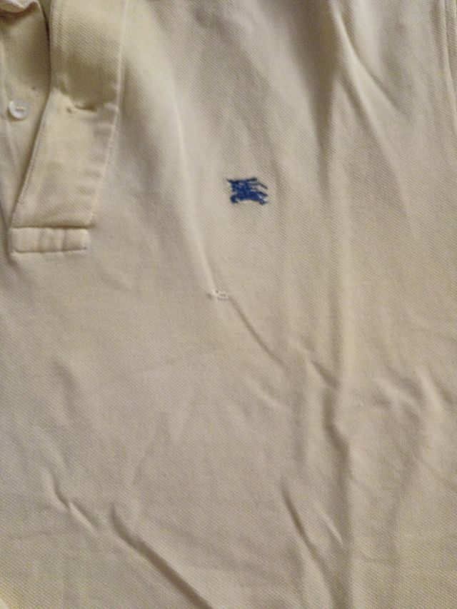 Polo Burberry Amarillo