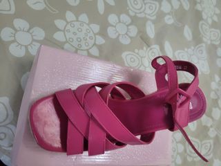 Sandali donna zeppa rosa