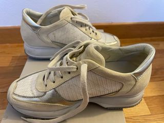 Hogan Interactive beige/silver taglia 35