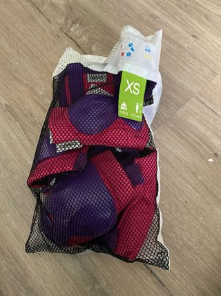Protectores Patines Oxelo Morado y Rosa 6-10 años