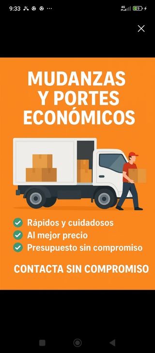 Mudanzas,vaciados, portes