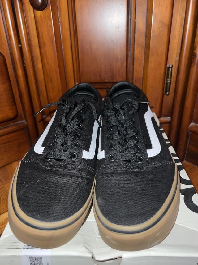 Vans Old Skool Negras Y Marrones Vans Old Skool Pro Negras Y