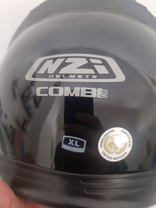 Casco Modular NZI Negro Usado 8 o 10 veces