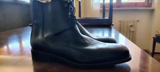 Stivaletti uomo neri con lacci