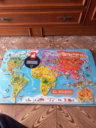 Mapas Magnéticos Janod Mundo Infantil