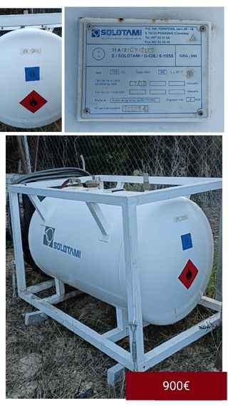 Bidón gasoil 990L SOLOTAMI homologado