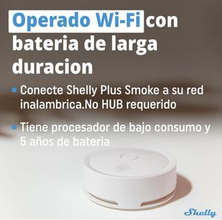 Shelly Plus Smoke - Alarma Inteligente