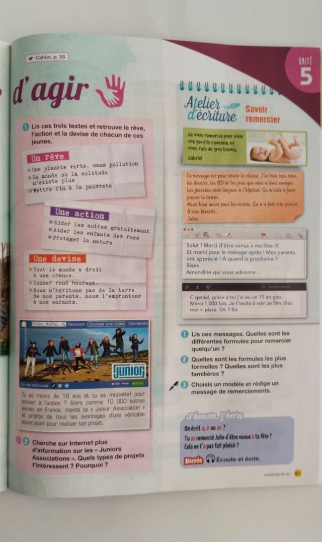 CLUB PARACHUTE 3  ELEVE Andalucía, Frances 3° ESO