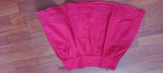 Falda Mango Roja Talla S