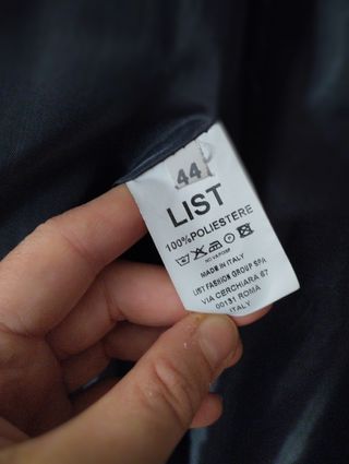 Capottino List grigio tg S/M