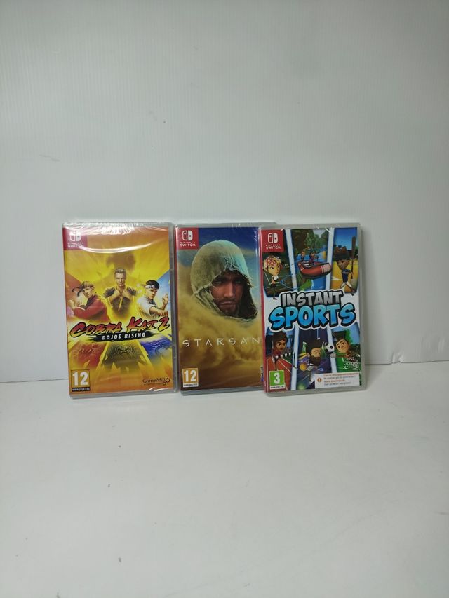 Lote 3 Juegos Nintendo Switch: Cobra Kai, Starsan,