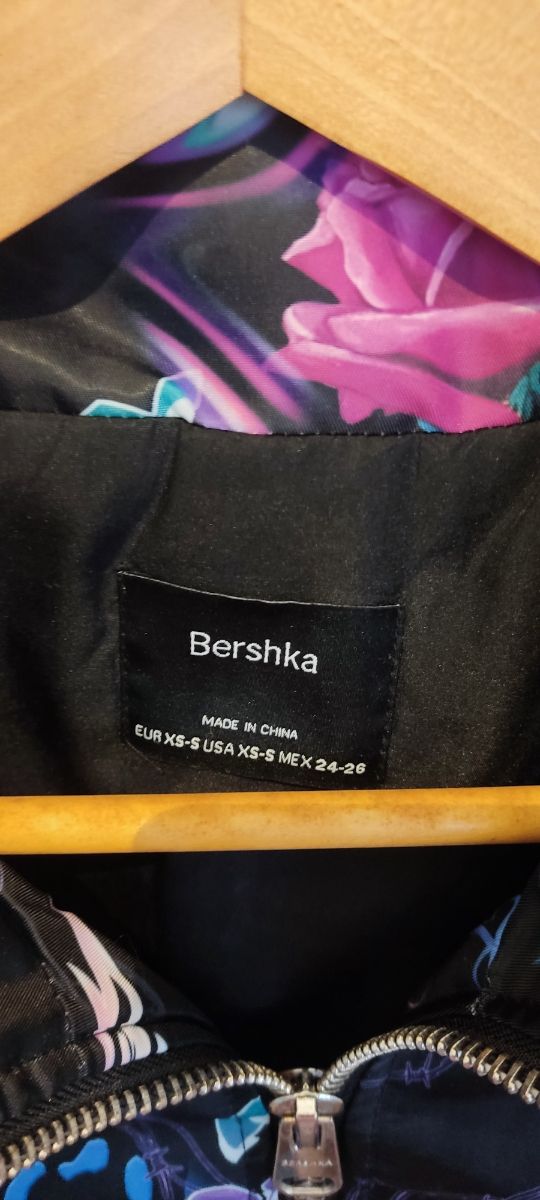 Chaqueta Bomber Bershka Talla Xs/S Multicolor