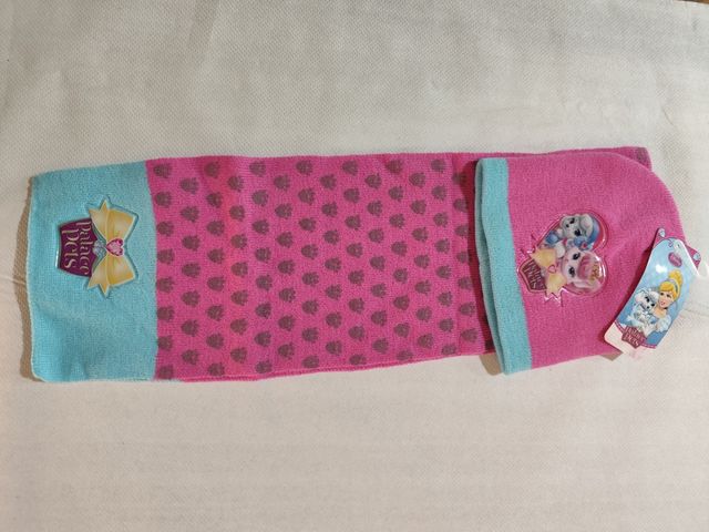 Gorro y bufanda infantil Disney Palace Pets