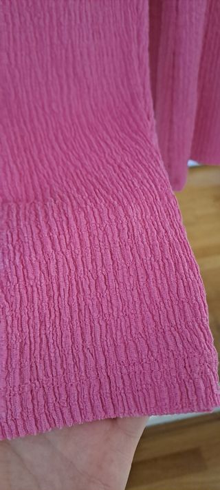 Camisa manga larga rosa fucsia