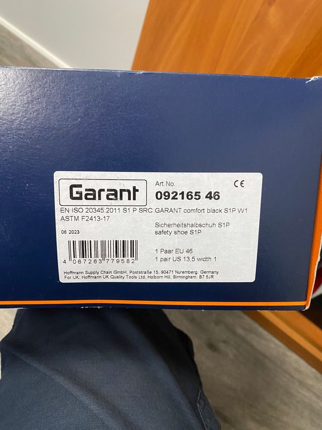 Botas de seguridad Garant negras