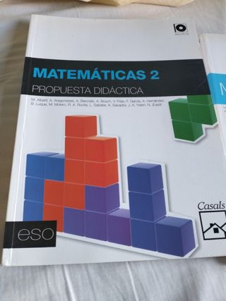 Libro y propuesta didáctica de matemáticas 2 eso