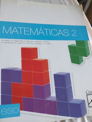 Libro y propuesta didáctica de matemáticas 2 eso