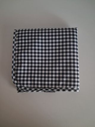 Cambiador Cambrass cuadros vichy blanco y negro