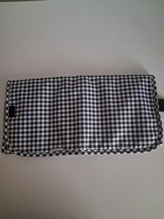 Cambiador Cambrass cuadros vichy blanco y negro