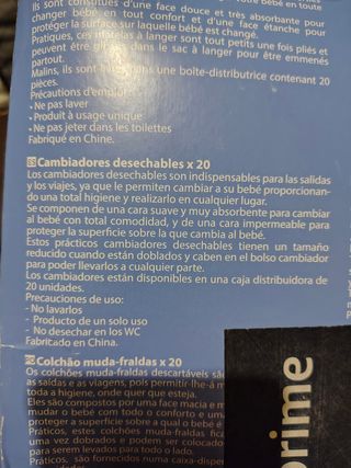 Lote bebé 2-3 años toallitas cambiadores y pañales