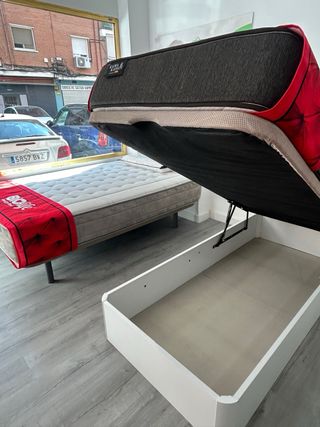 Canapé + Colchón Blanco 90x190