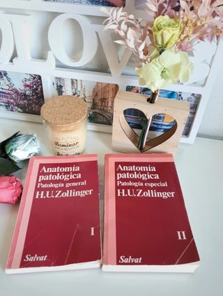 Lote 2 libros H.U. Zollinger: Anatomía Patológica 