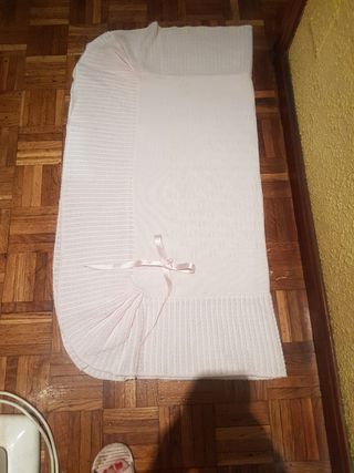 Toquilla bebé rosa clara