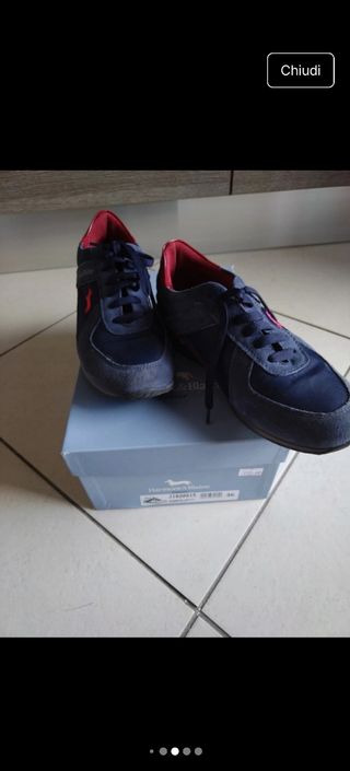 Scarpe ragazzo Harmont & Blaine blu/rosse