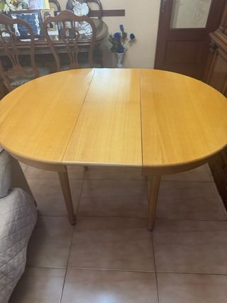 Mesa redonda extensible de madera
OCASIÓN!!!