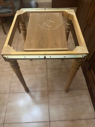 Mesa redonda extensible de madera
OCASIÓN!!!