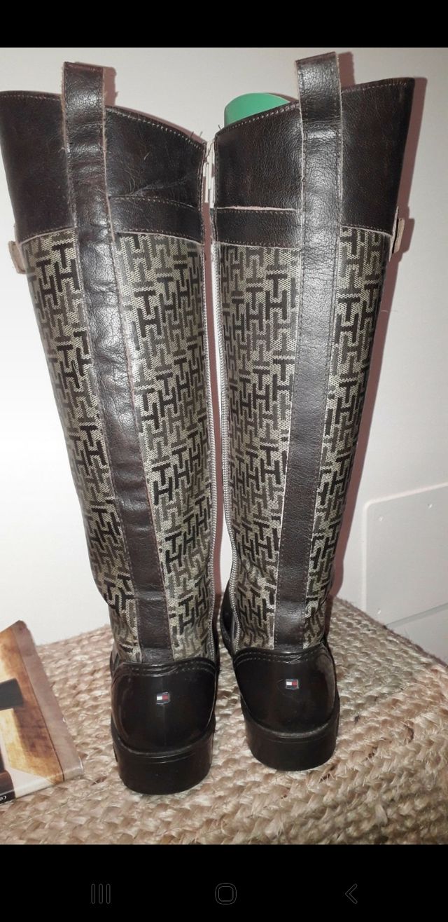 Botas de agua Tommy Hilfiger marrones