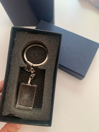 Portachiavi in cristallo con stella