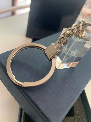 Portachiavi in cristallo con stella